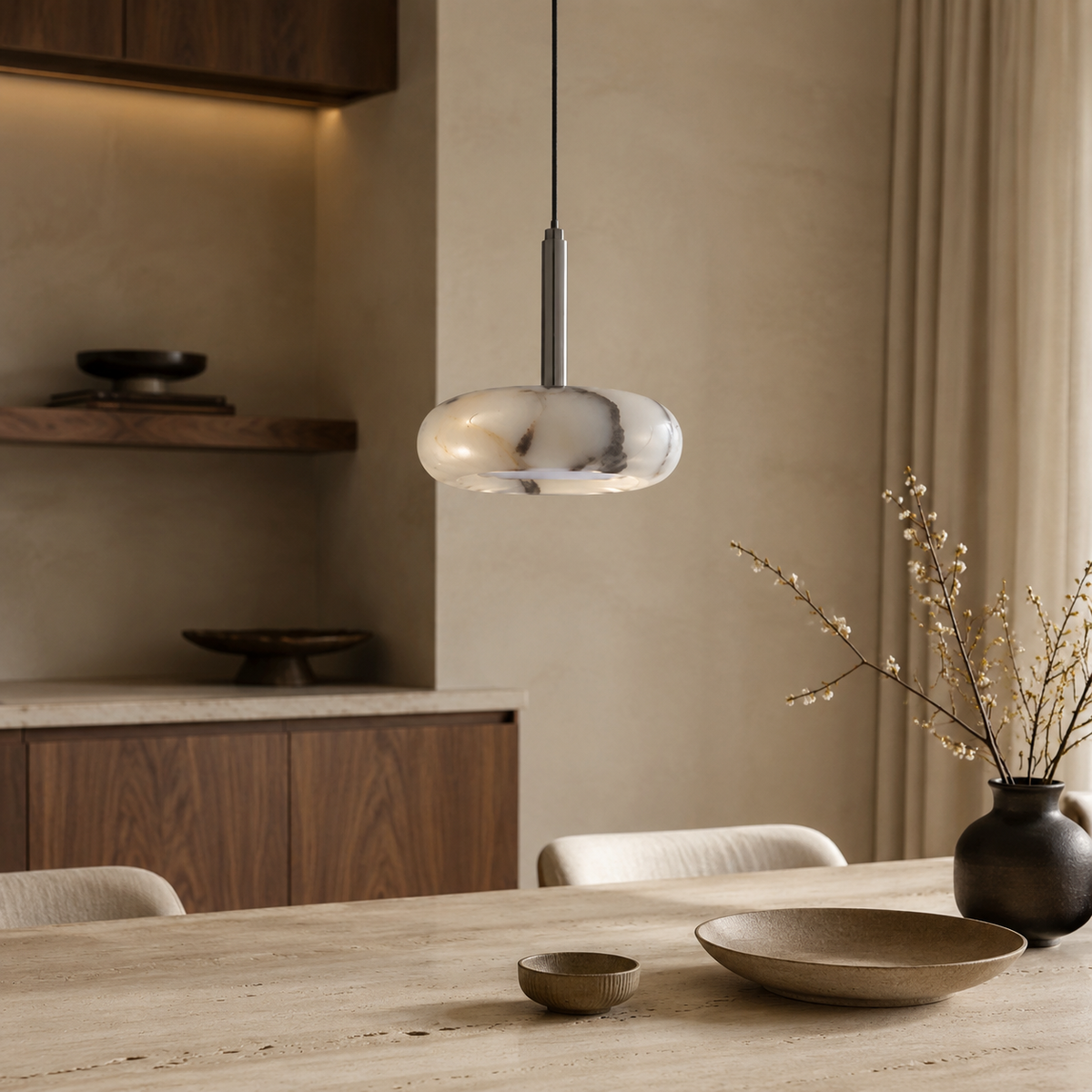 Hiro Marble Pendant Light