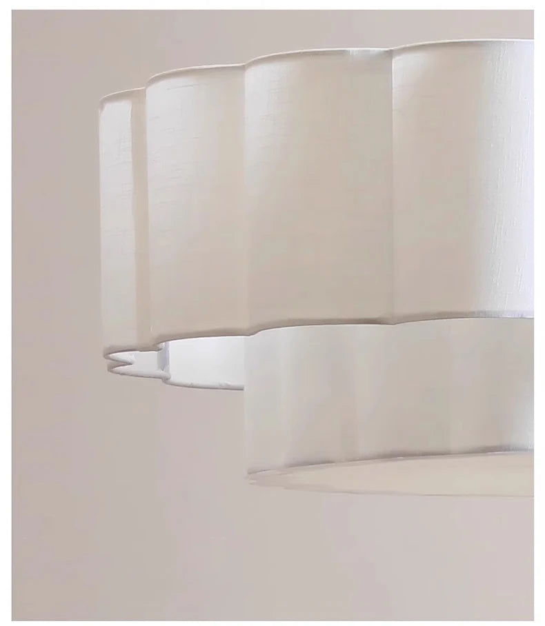 Mika Tiered Fabric Pendant Light