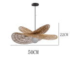Taku Woven Petal Pendant Light