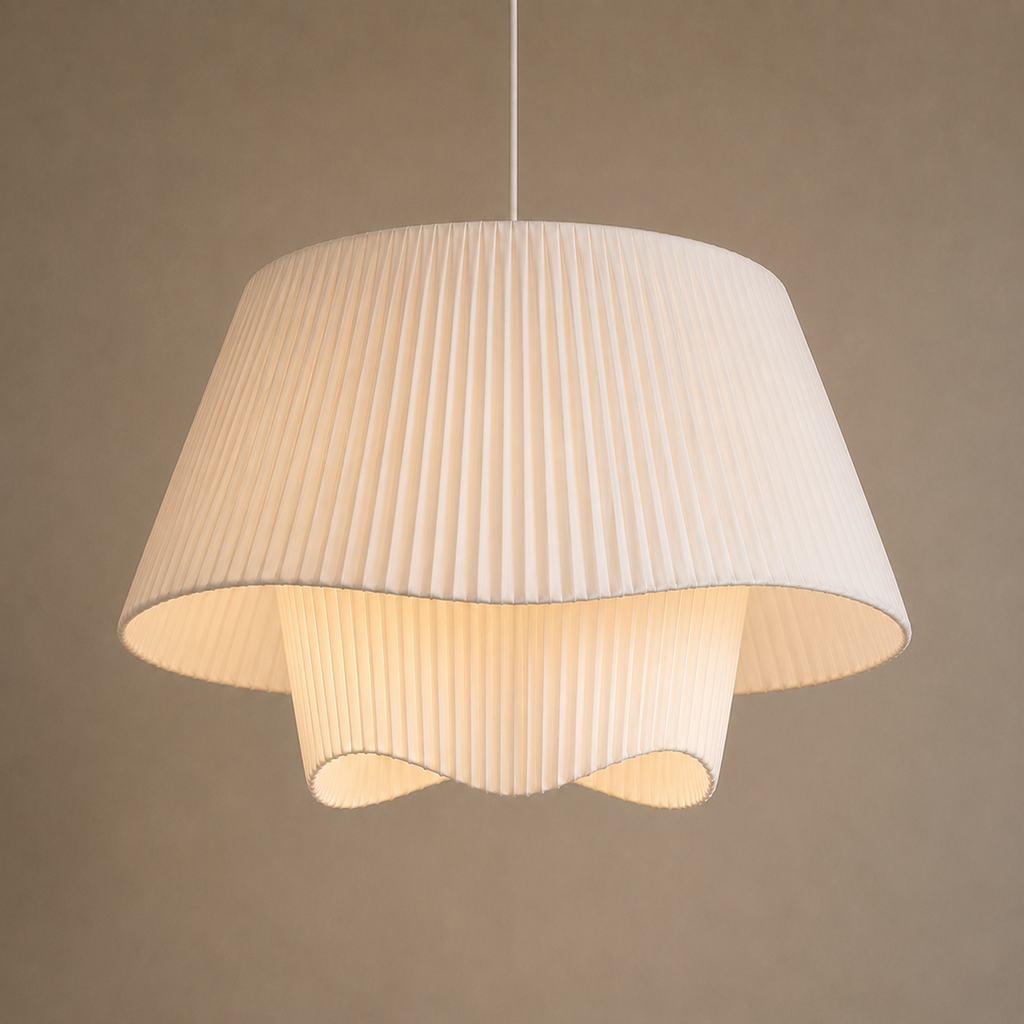 Emi Pleated Fabric Pendant Light