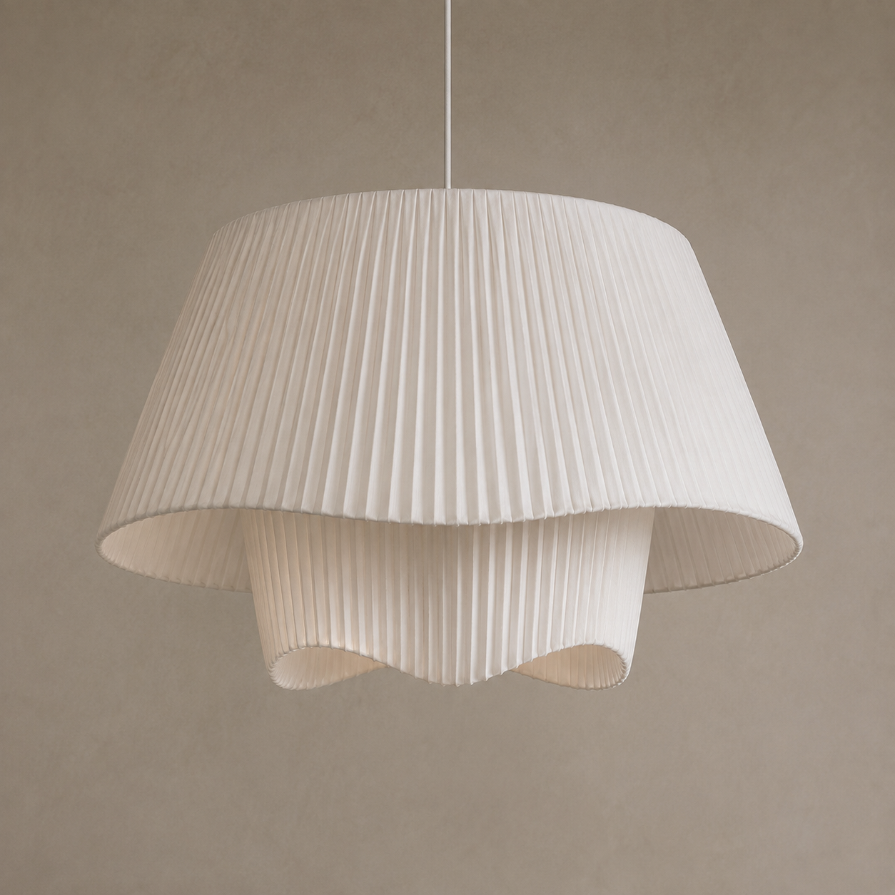 Emi Pleated Fabric Pendant Light